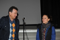 Il Direttore del Festival, Rodrigo Diaz, con la produttrice colombiana Linithd Aparicio Blackburn